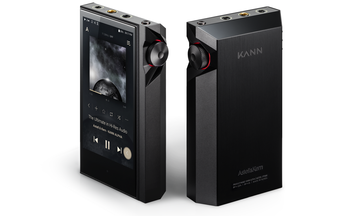 Astell & Kern KANN Alpha DAP Music Player with free case. (black)