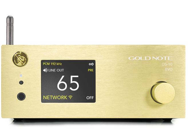 Gold Note DS-10 EVO Streamer and DAC/Preamplifier (2023 MODEL) (available for demo)