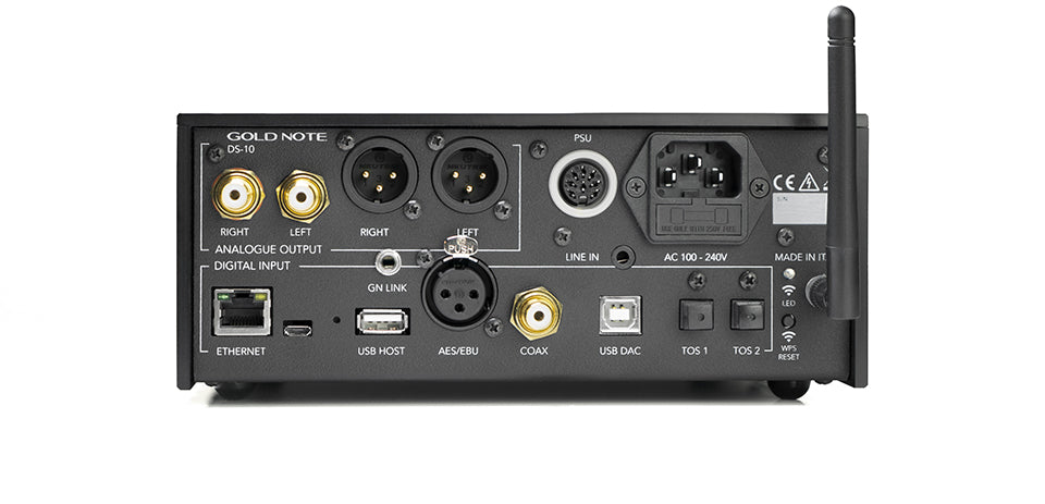 Gold Note DS-10 EVO Streamer and DAC/Preamplifier (2023 MODEL) (available for demo)
