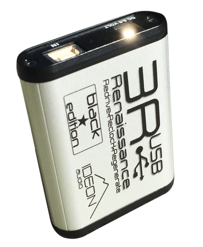 Ideon Audio 3R USB Renaissance mk2 Black Star w/ IFI Power Supply OPEN BOX (available to demo)
