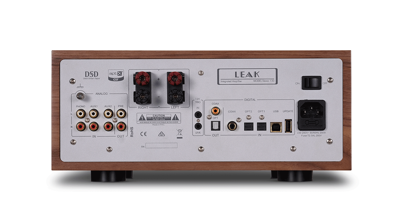Leak Audio Stereo 130 Integrated Amplifier Walnut (available to demo)